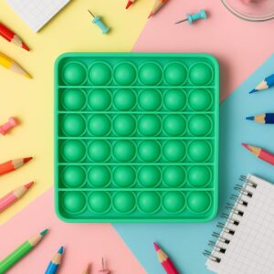 Premium Square Shape Silicone Pop It Fidget Toy (1 Pc)