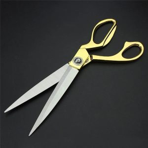 Stainless Steel Tailoring Scissor Sharp Cloth Cutting for Professionals (Golden)