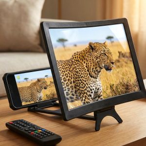 12 Inch Curved Mobile Phone HD Screen Magnifier Video Amplifier (1 Pc)