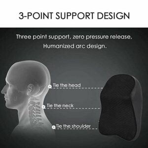 Ergonomic Car Seat Headrest Neck Support Cushion (1 Pc)