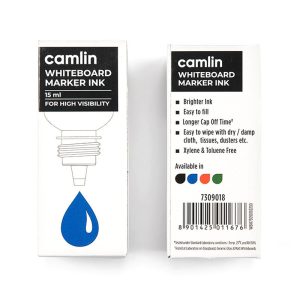 Camlin Whiteboard Marker Ink 15 ml – Blue Color Refill Ink for High Visibility