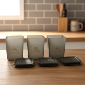 Plastic Kitchen Storage Container Set (3 Pc Set)