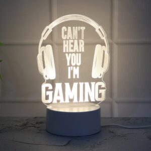 3D Acrylic LED Night Lamps – (1 Pc / Mix Design)