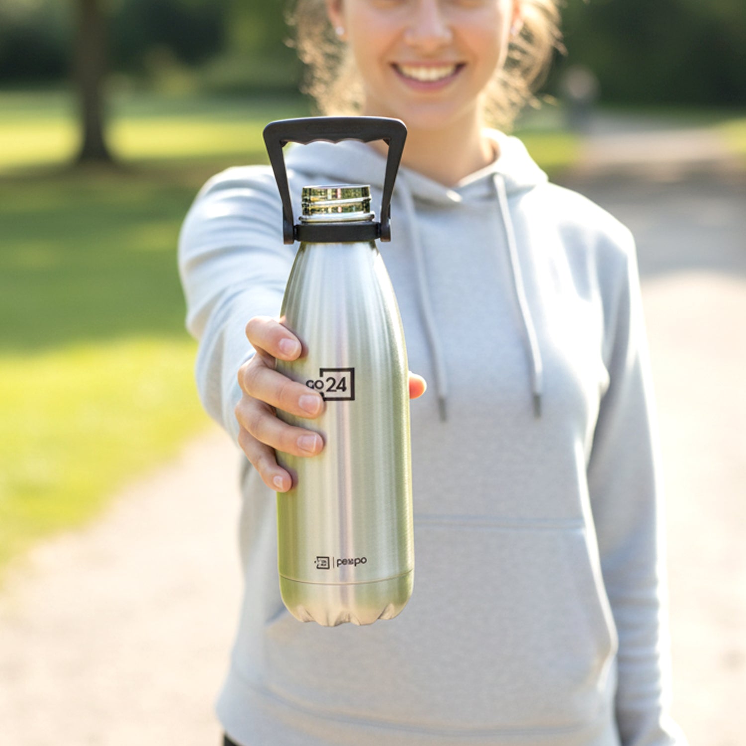 Pexpo Echo Vacuum Insulated Hot & Cold Stainless Steel Water Bottle 1500 ML - Image 3