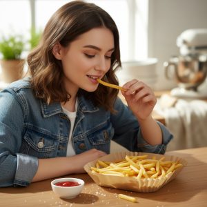 Square Disposable Paper Air Fryer Liners (50 Pc Pack, 160x45 mm)