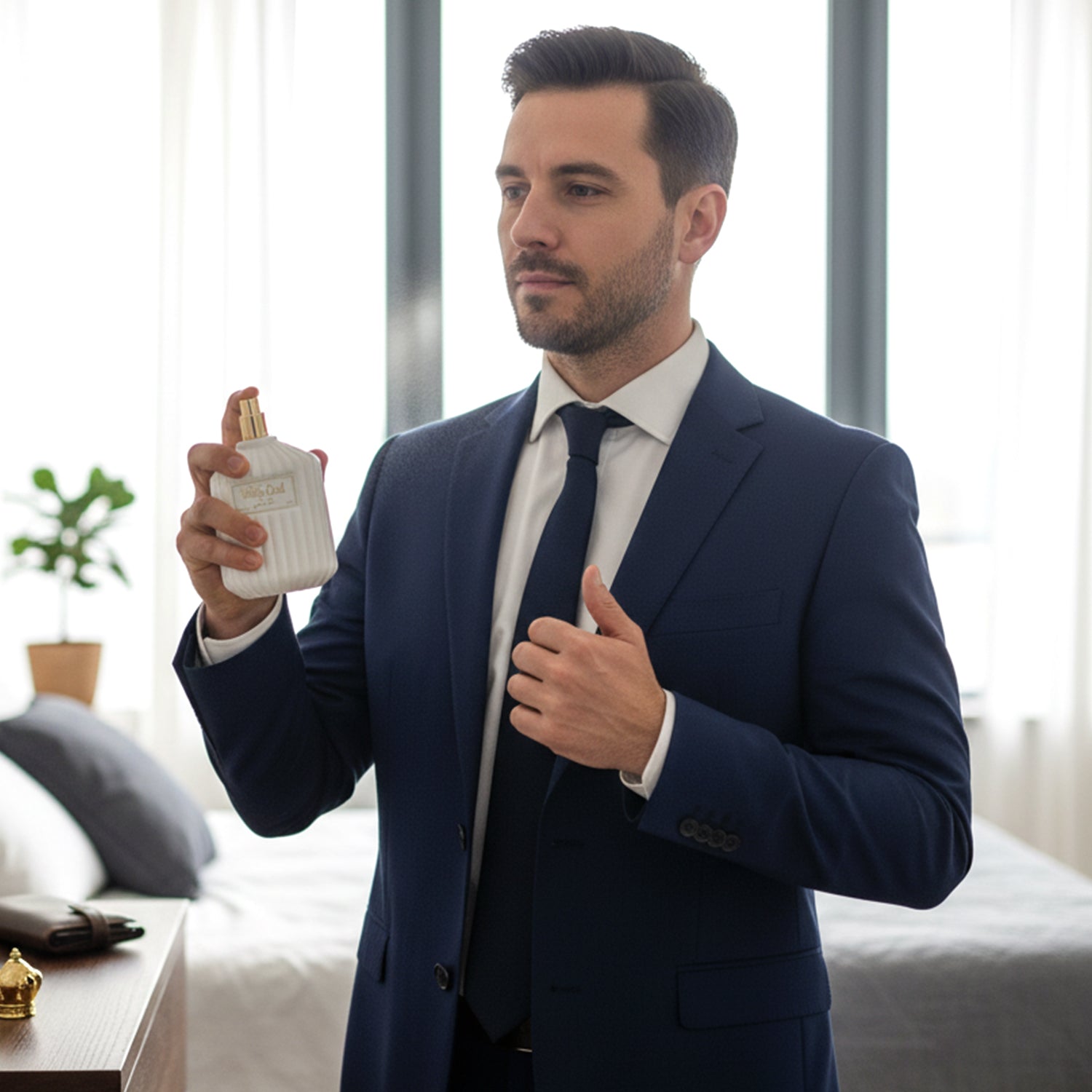 Next White Oud Premium Long Lasting Perfume Spray 100 ML - Image 6