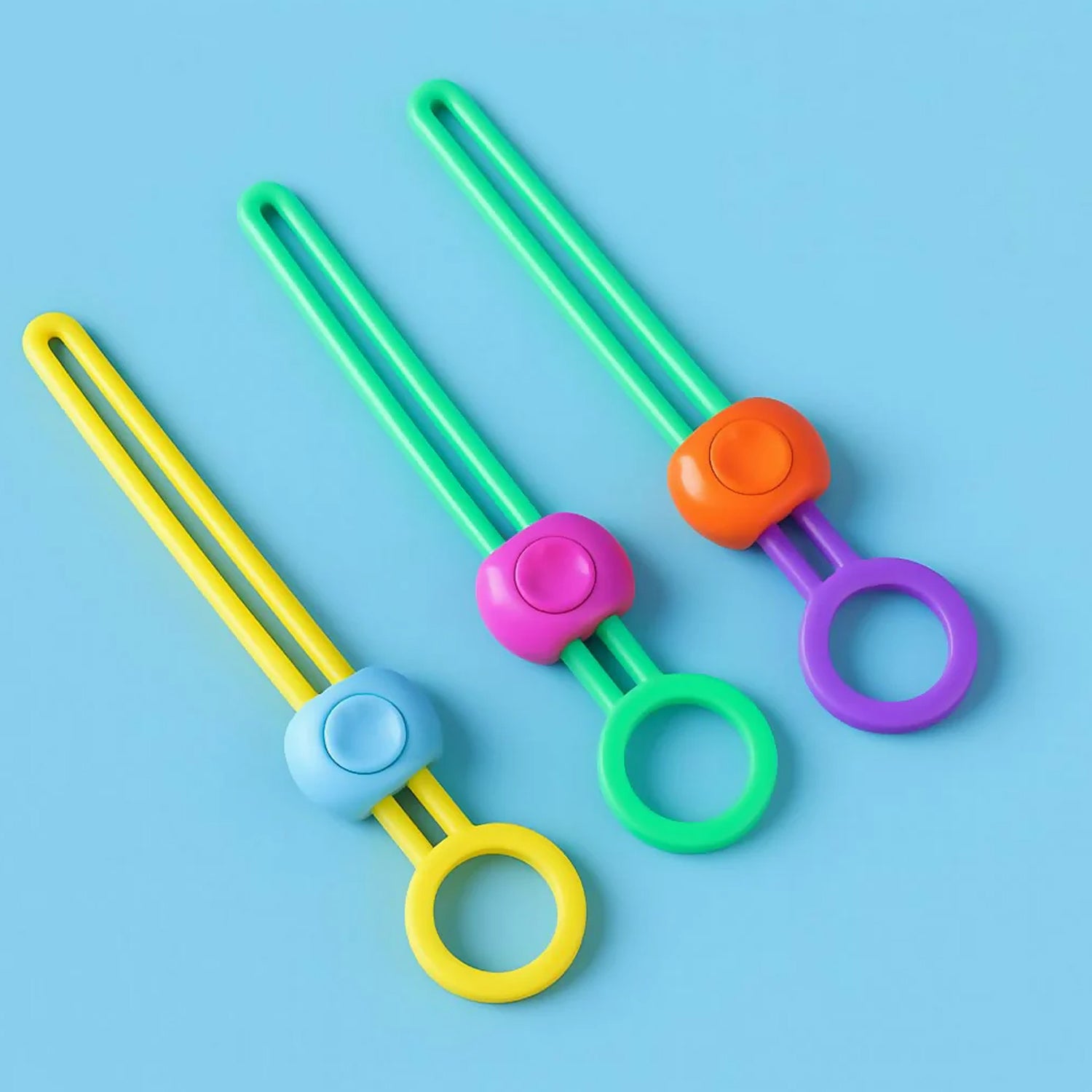 Reusable Silicone Food Bag Sealing Clips with Lock for Kitchen Storage ( 3 Pc) - Image 4