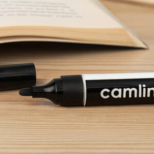 Camlin Bold-E Whiteboard Marker (Set of 10) - Refillable, Bold Writing, (Set of 10)