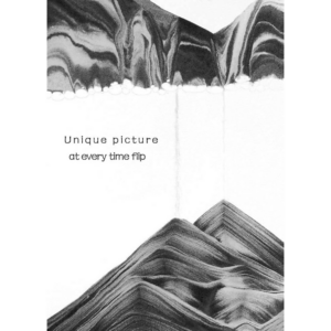 Luxury Round Rotating Moving Sand Art Frame with Black Stand | Premium Flowing Sand Picture for Home & Office Décor | Relaxing Desktop Motion Showpiece for Living Room, Bedroom & Work Desk | Elegant Stress-Relief Kinetic Art Gift