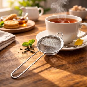 Stainless Steel Tea Strainer 3 Piece Set