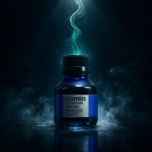 Camlin Fountain Pen Ink – Smooth Writing Royal Blue Ink for All (60 ml Bottle)