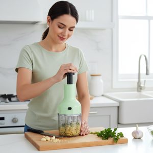 Manual Push Vegetable Chopper 1100 ML Approx