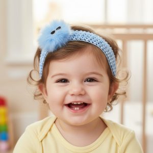 Baby Girls Cute Hair Band with Soft Elastic Stretch Headband (1 Pc)