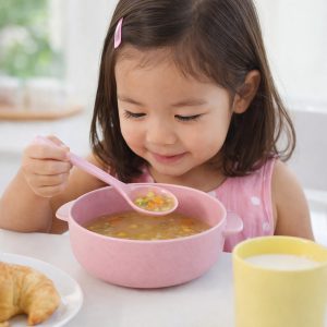 Premium Kids Feeding Bowl with Spoon (1 Set, 240ML)