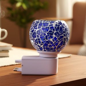 Kapoor Dani Mosaic Glass Electric Night Lamp (1 Pc)