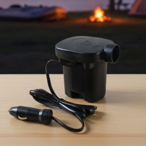 Portable Electric Air Pump Inflator Set with Car Charging Adapter (1 Set)