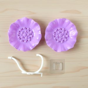 Wall Mounted Plastic 2 Layer Soap Dish Holder (1 Pc)