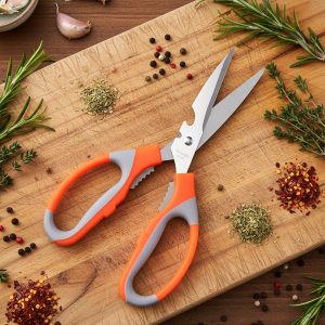 Heavy Duty Multipurpose Stainless Steel Kitchen Scissors (1 Pc)