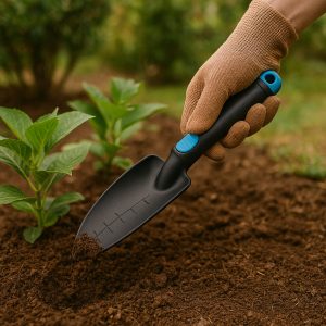 Plastic Heavy Duty Garden Hand Trowel with Measurement Marks (1 Pc / Mix Color)
