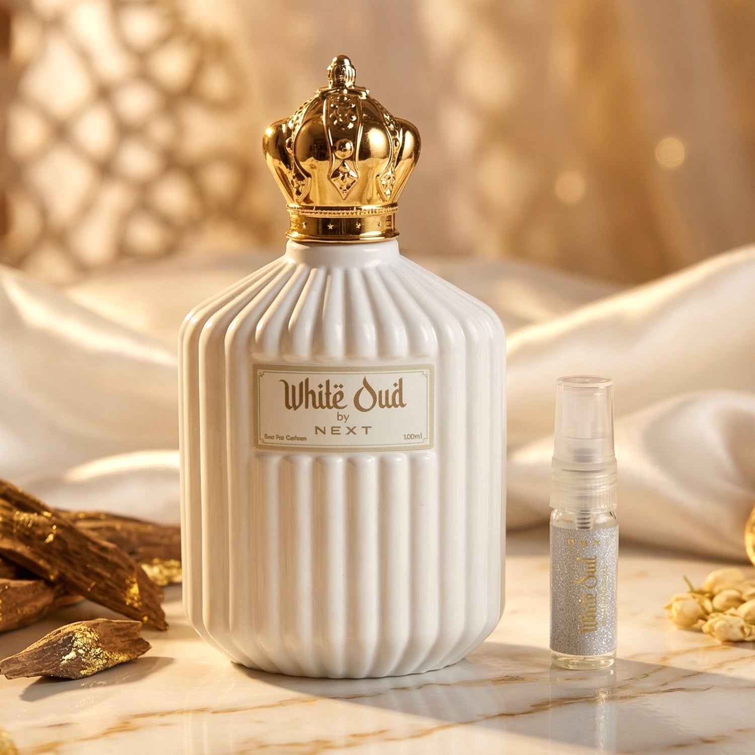 Next White Oud Premium Long Lasting Perfume Spray 100 ML