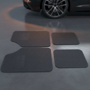 Universal Heavy Duty Car Floor Mat Set (4 Pc Set)