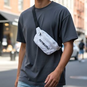 Adjustable Waist Bag Crossbody Sling Bag (1 Pc, 21 x 14 Cm)