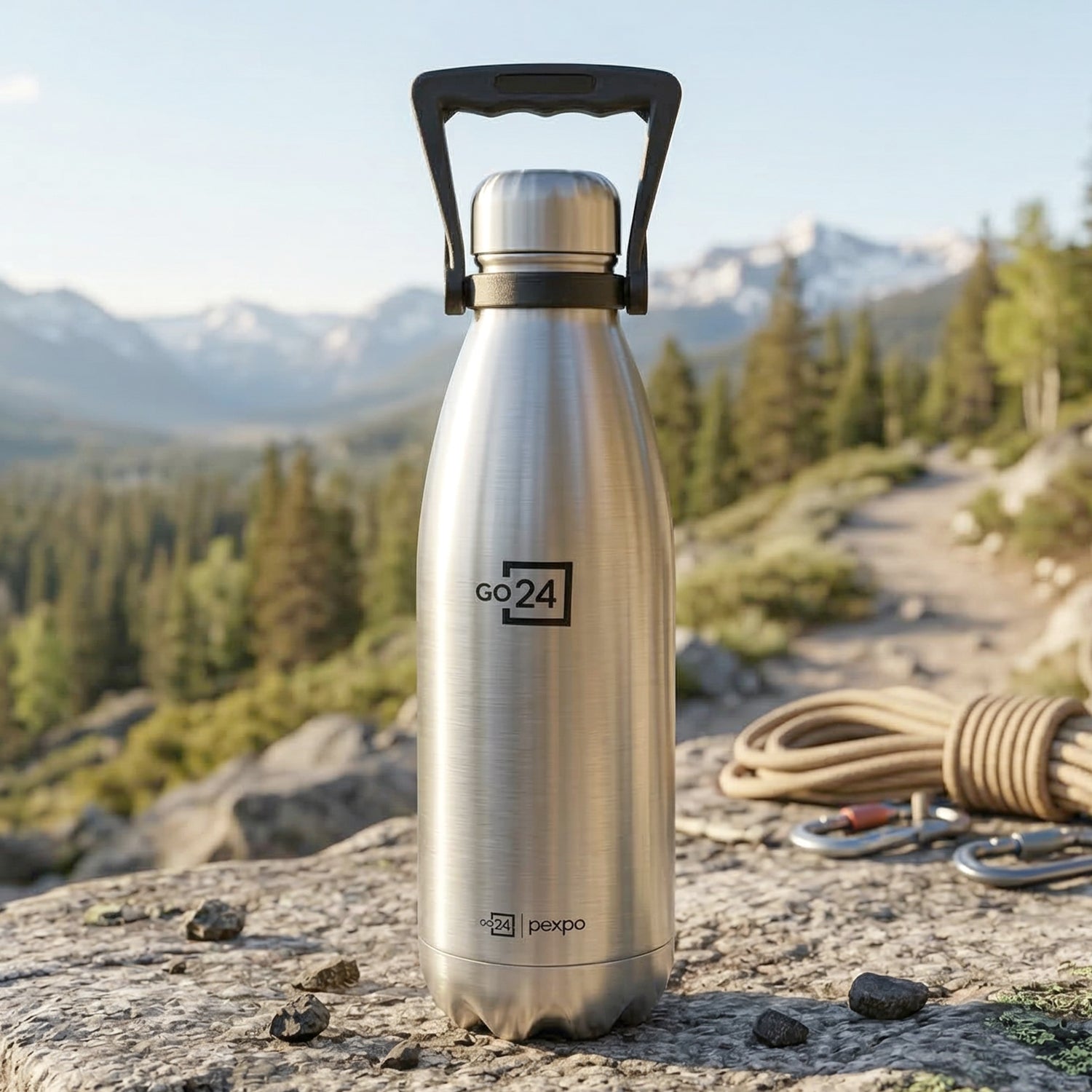 Pexpo Echo Vacuum Insulated Hot & Cold Stainless Steel Water Bottle 1500 ML - Image 4