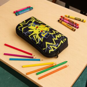 Premium Cartoon Character Pencil Pouch for Kids (1 Pc)