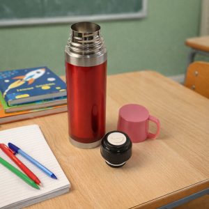 Customize Insulated Travel Mug Bottle with Handle Lid (500 ML)