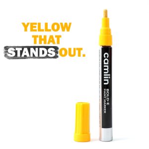 Camlin Bold-E Paint Marker  for Industrial and Multi-Surface Marking – Pack of 10