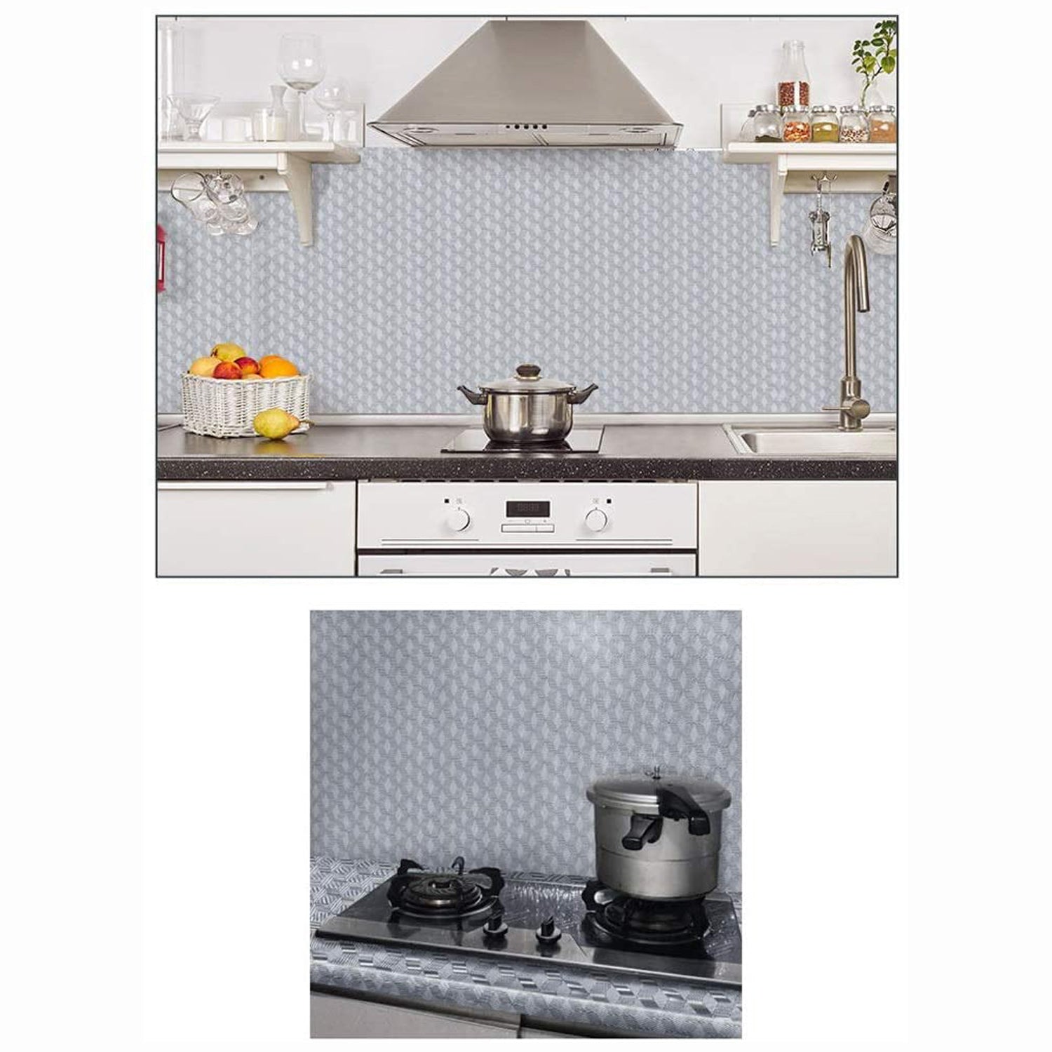 2 Meter Aluminium Foil Sticker used in all kitchen purposes