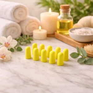 Soft Reusable Foam Ear Plugs with Storage Case (5 Pair)