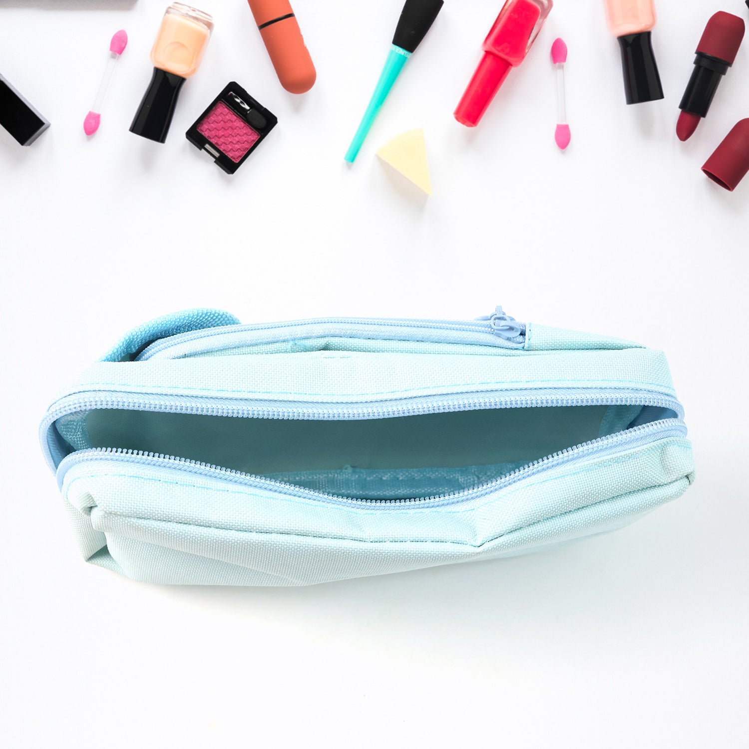 Printed Multipurpose Zipper Pencil Pouch - (1 Pc / Mix Design) - Image 7