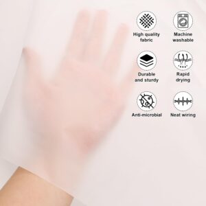 Waterproof Anti-Mildew Frosted Shower Curtain (Standard Fit / 51×79 Inch)