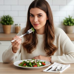 Stainless Steel Cutlery Set with Marble Design Handle (4 Pc  Set)