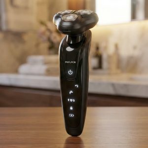 Rechargeable Electric Rotary Shaver Trimmer for Men (1 Set)