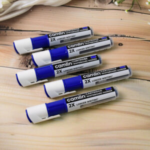 Camlin Cartridge Whiteboard Marker – Blue Refillable Long-Lasting Markers