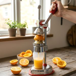 Heavy Duty Manual Hand Press Juicer Machine (1 Set)