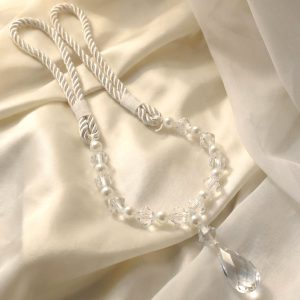Luxury Crystal Beaded Curtain Tieback (1 Pc)