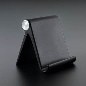 Plastic Foldable Desktop Mobile Stand (1 Pc / Black)