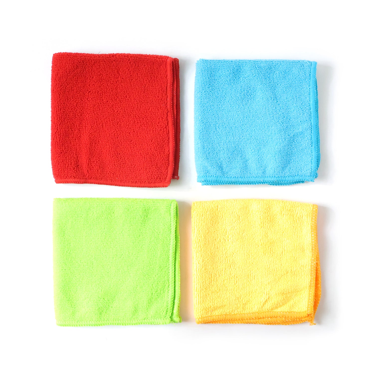 Microfiber Cleaning Cloths 4 Pc Set, Multipurpose Cleaning Towel Napkin - Image 5
