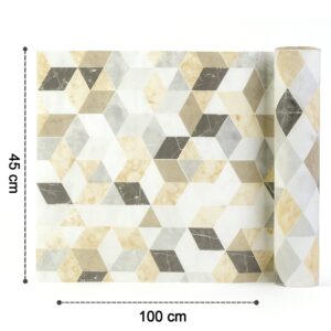 Self-Adhesive Waterproof Wallpaper Roll 45 cm x 1 m - (1 Pc)