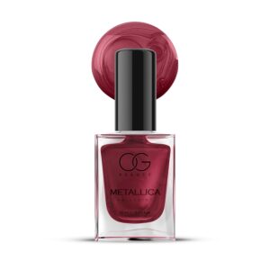 OG Beauty Premium Scarlet Red Metallica Nail Polish (1 Pc / 10 ML)