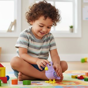 Key Operated Jumping Bird Toy for Kids (1 Pc)