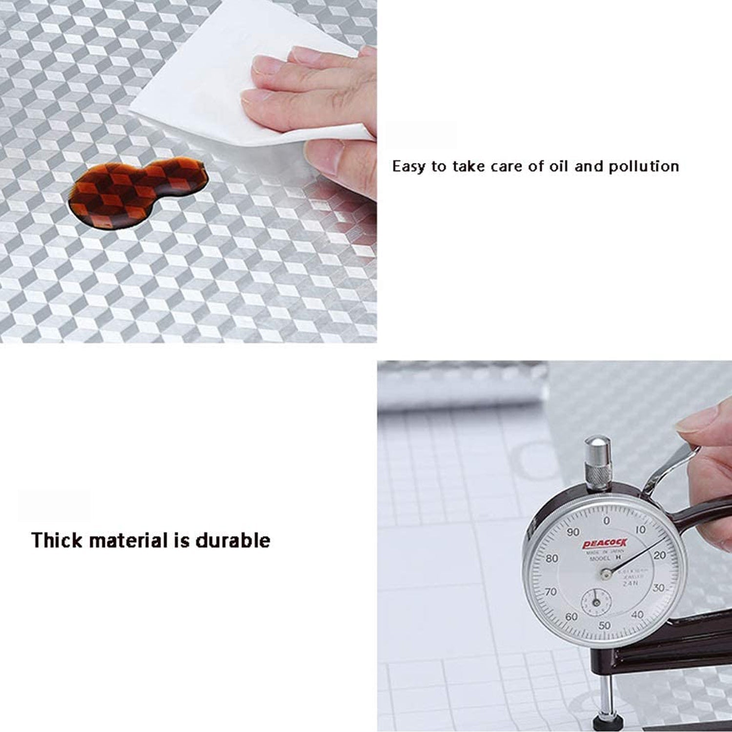 2 Meter Aluminium Foil Sticker used in all kitchen purposes