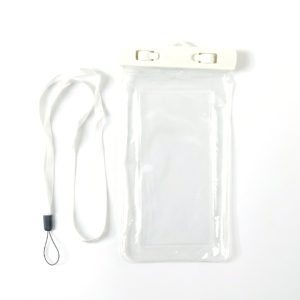 White Waterproof Phone Pouch Bag, Mobile cover (1 Pc)