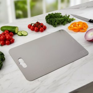 Large Stainless Steel Chopping Cutting Board (1 Pc)