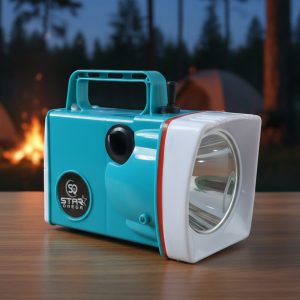 OMEGA 7800mAh Rechargeable LED Laser Torch Light (1 Pc)