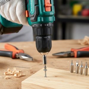 Mini Precision Screwdriver Bit Set with Magnetic Bit Holder (1 Set, 6 Bit)