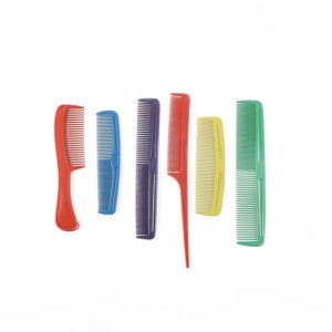 Assorted Styling Hair Comb - (6 Pc / Set)